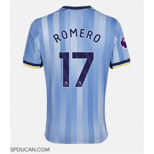 Muški Nogometni Dres Tottenham Hotspur Cristian Romero #17 Gostujuci 2024-25 Kratak Rukav